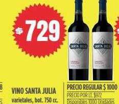 Supermercados Vea Vino santa julia oferta