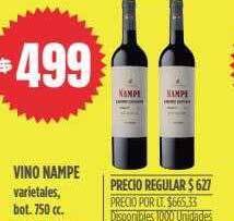 Supermercados Vea Vino nampe oferta