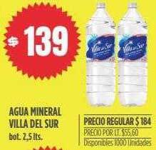 Supermercados Vea Agua mineral villa del sur oferta