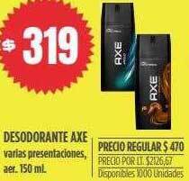 Supermercados Vea Desodorante axe oferta