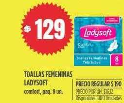 Supermercados Vea Toallas femeninas ladysoft oferta