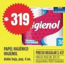 Supermercados Vea Papel higiénico higienol oferta