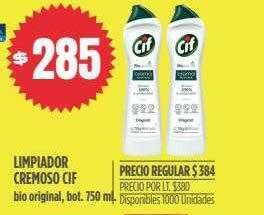Supermercados Vea Limpiador cremoso cif oferta