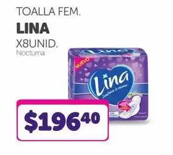 Toalla fem lina x8 nocturna