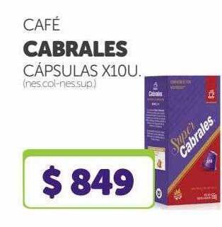 La Gallega Supermercados Café cabrales cápsulas oferta