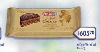 La Gallega Supermercados Alfajor terrabusi 6 x 50g oferta