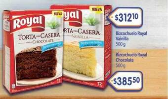 La Gallega Supermercados Bizcochuelo royal vainilla bizcochuelo royal chocolate oferta