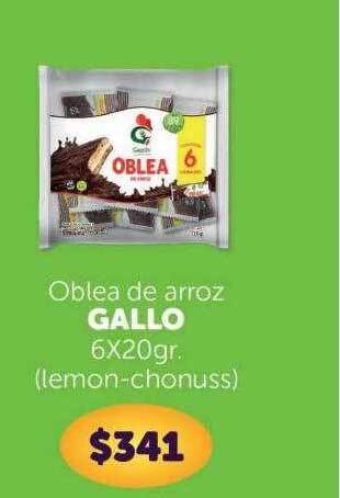 La Gallega Supermercados Oblea de arroz gallo oferta