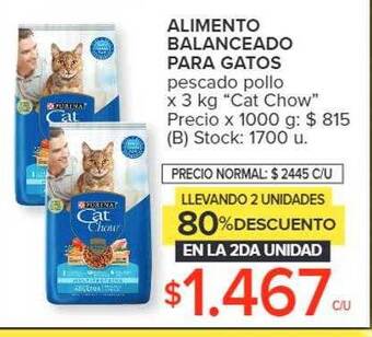 Carrefour Alimento balanceado para gatos oferta