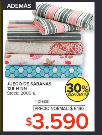 Carrefour Juego de sábanas oferta
