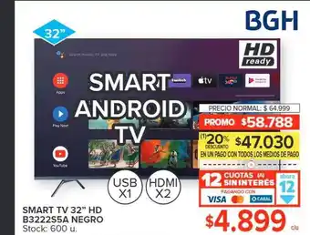 Carrefour 20% descuento smart tv 32 oferta