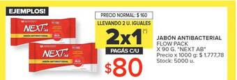 Carrefour Jabón antibacterial flow pack oferta