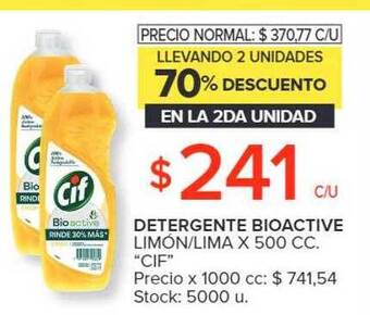 Carrefour Detergente bioactive limon lima oferta