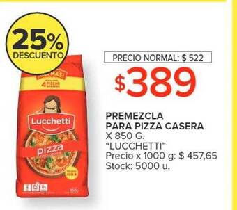 Carrefour Premezcla para pizza casera oferta