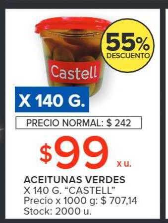 Carrefour Aceitunas verdes oferta