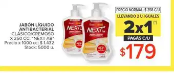 Carrefour Market Jabóñ líquido antibacterial clásico-cremoso next ab oferta