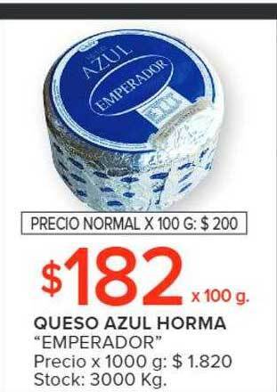 Carrefour Market Queso azul horma emperador oferta