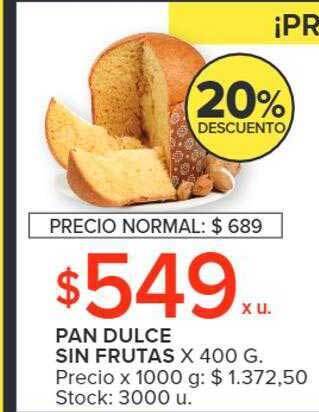 Carrefour Market Pan dulce sin frutas oferta