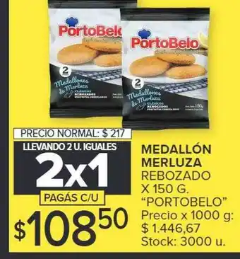 Carrefour Market Medallón merluza rebozado portobello oferta