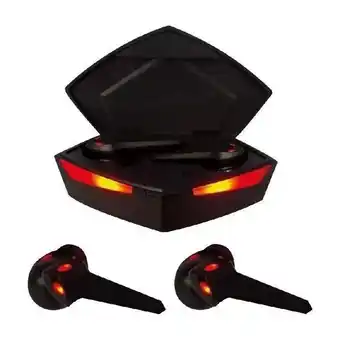 Auricular inalámbrico daewoo venom serpent bluetooth rojo