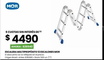 Punto Mayorista Escalera multipropósito 12 escalones mor oferta