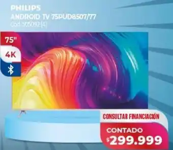 Naldo Lombardi Android tv philips 75" oferta