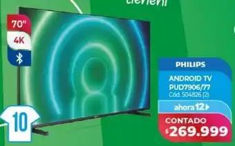 Naldo Lombardi Android tv philips 70" oferta