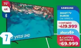 Naldo Lombardi Samsung smart tv 75" oferta