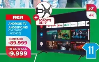 Naldo Lombardi Android tv rca 50" oferta