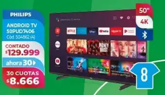 Naldo Lombardi Android tv philips 50" oferta