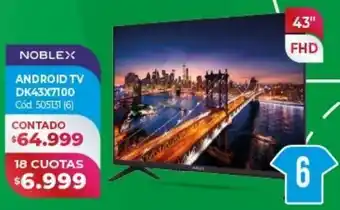 Naldo Lombardi Android tv noblex 43" oferta