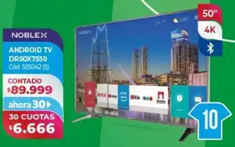 Naldo Lombardi Noblex android tv 50" oferta