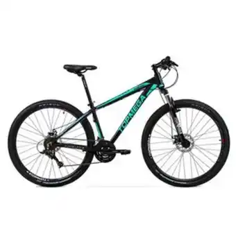Frávega Bicicleta mountain bike rodado 29” topmega talle m sunshine negro/celeste oferta