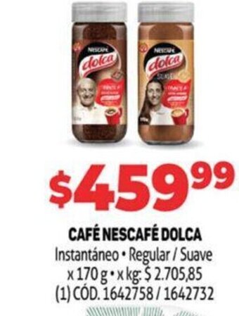 Makro Café Nescafé Dolca oferta