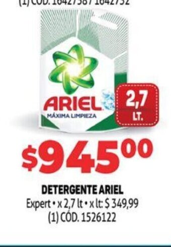 Makro Detergente Ariel oferta