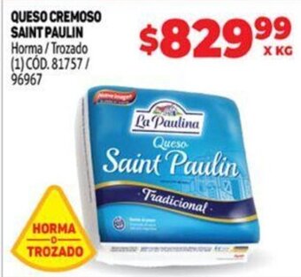 Makro Queso Cremoso Saint Paulin oferta