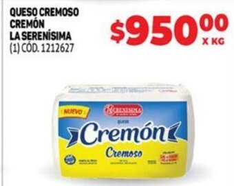 Makro Queso Cremoso Cremón La Serenísima oferta