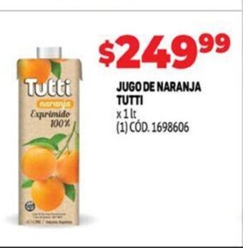 Makro Jugo De Naranja Tutti oferta