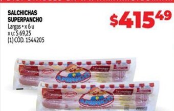 Makro Salchichas Superpancho oferta