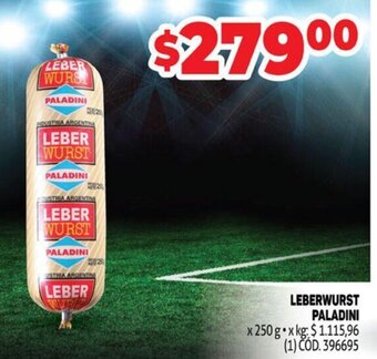 Makro Leberwurst Paladini oferta