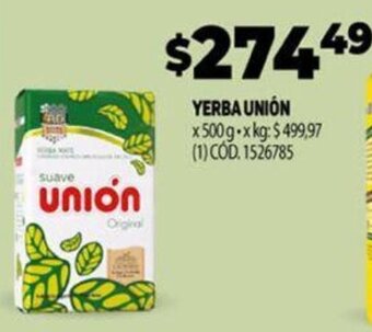 Makro Yerba Unión oferta