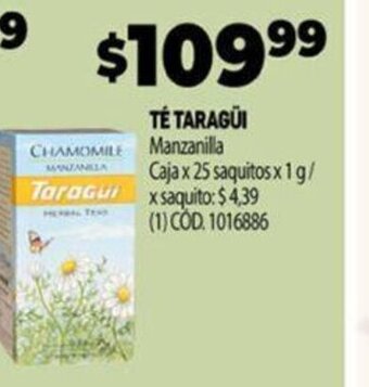 Makro Té Taragüi oferta