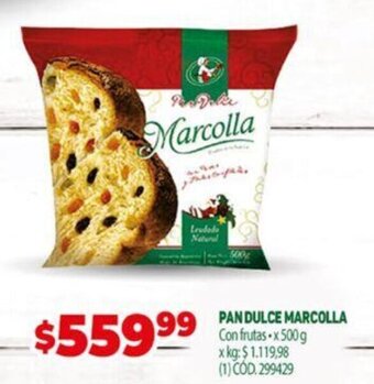 Makro Pan Dulce Marcolla oferta