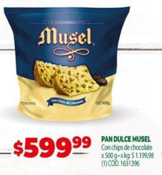 Pan Dulce Musel oferta en Makro