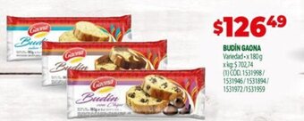 Makro Budín Gaona oferta