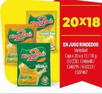 Makro En Jugo Rindedos oferta
