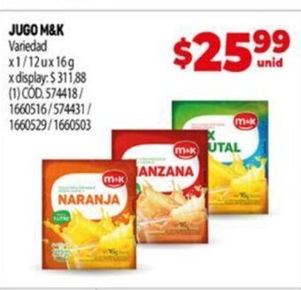 Makro Jugo M&K oferta