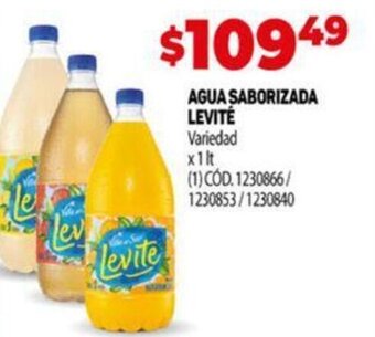 Makro Agua Saborizada Levité oferta
