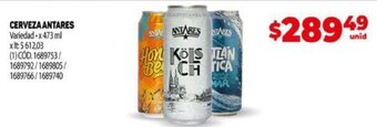 Makro Cerveza Antares oferta