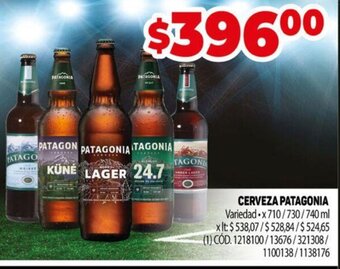 Makro Cerveza Patagonia oferta